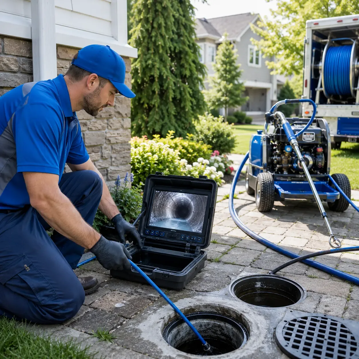 Outdoor drain cleaning professionals serving Ashuelot, NH